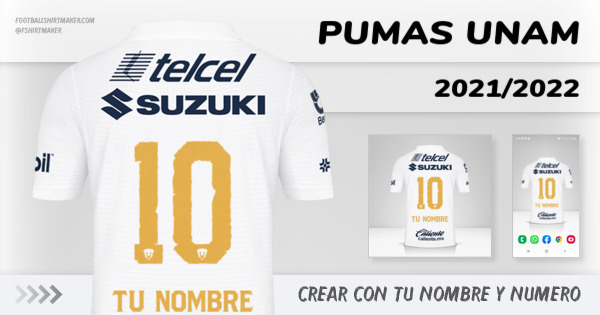 jersey Pumas UNAM 2021/2022