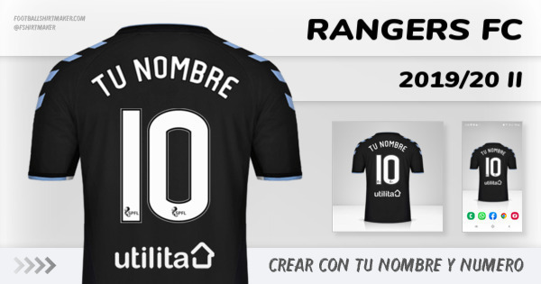 camiseta Rangers FC 2019/20 II