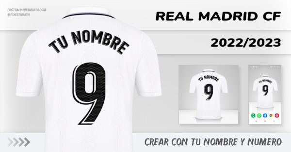 camiseta Real Madrid CF 2022/2023