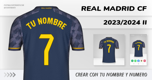 jersey Real Madrid CF 2023/2024 II