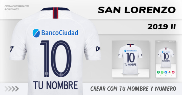 camiseta San Lorenzo 2019 II