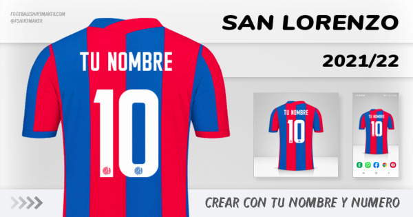 camiseta San Lorenzo 2021/22