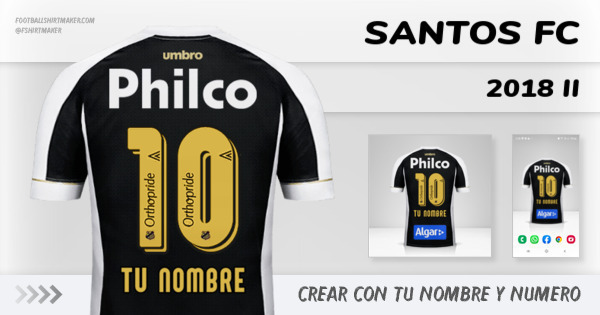 camiseta Santos FC 2018 II