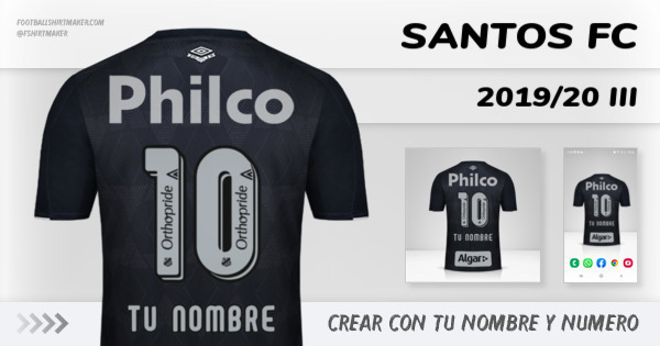 camiseta Santos FC 2019/20 III