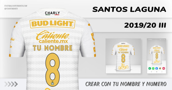 camiseta Santos Laguna 2019/20 III