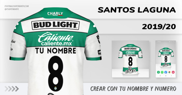camiseta Santos Laguna 2019/20