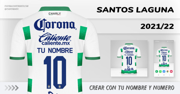 camiseta Santos Laguna 2021/22