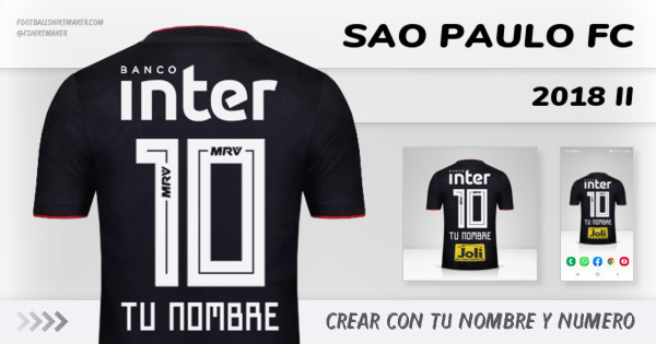 camiseta Sao Paulo FC 2018 II