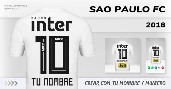 camiseta Sao Paulo FC 2018