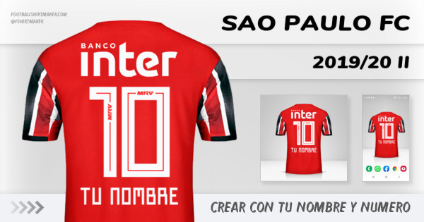 camiseta Sao Paulo FC 2019/20 II