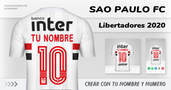 camiseta Sao Paulo FC Libertadores 2020
