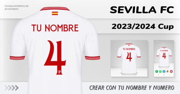 camiseta Sevilla FC 2023/2024 Cup