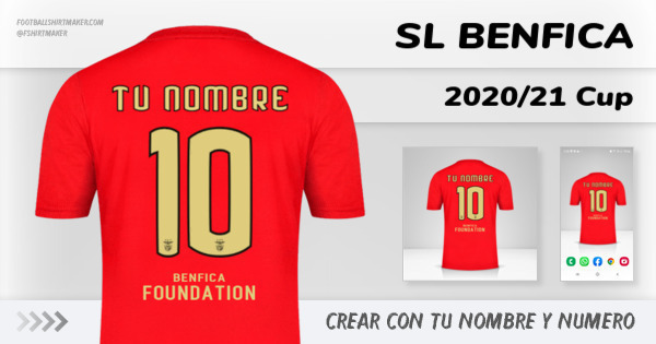 jersey SL Benfica 2020/21 Cup