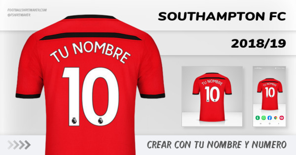 camiseta Southampton FC 2018/19