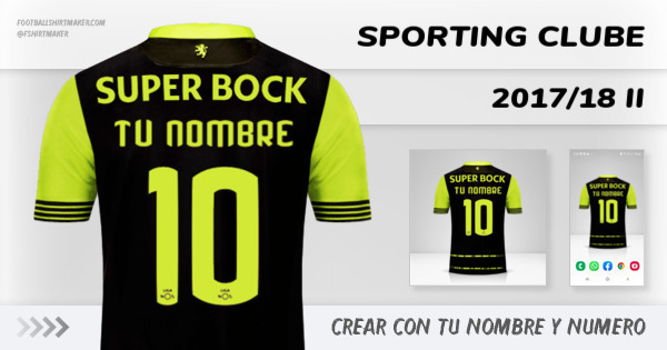 camiseta Sporting Clube 2017/18 II