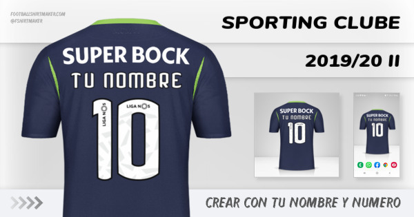 camiseta Sporting Clube 2019/20 II