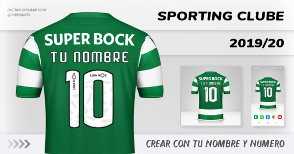 camiseta Sporting Clube 2019/20