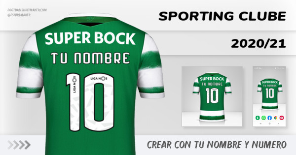 camiseta Sporting Clube 2020/21