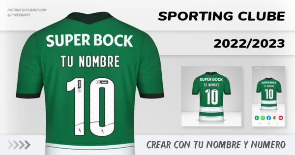 camiseta Sporting Clube 2022/2023