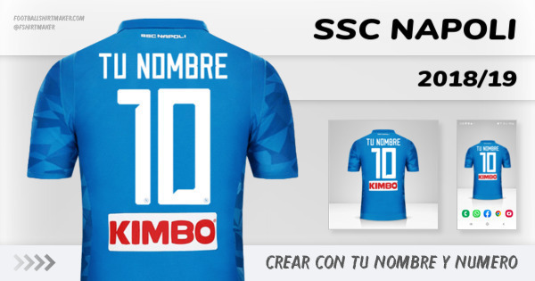 camiseta SSC Napoli 2018/19