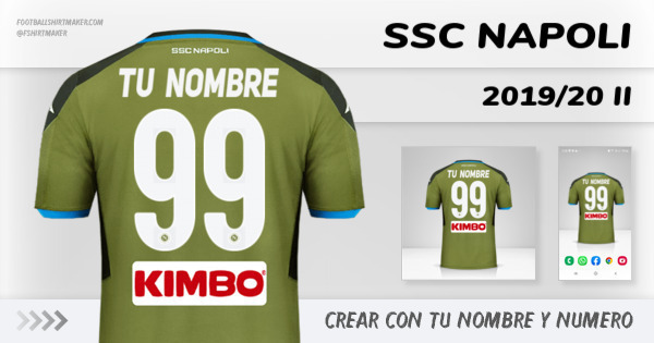 camiseta SSC Napoli 2019/20 II