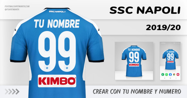 camiseta SSC Napoli 2019/20