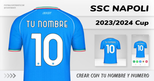 camiseta SSC Napoli 2023/2024 Cup