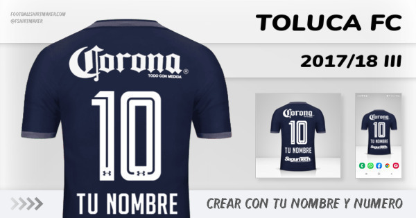 camiseta Toluca FC 2017/18 III