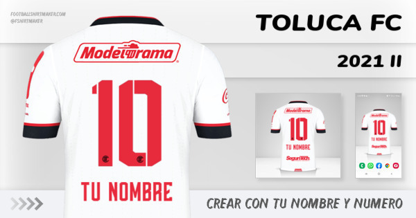 camiseta Toluca FC 2021 II