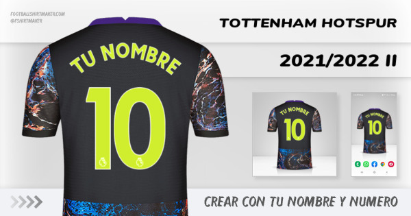 camiseta Tottenham Hotspur 2021/2022 II