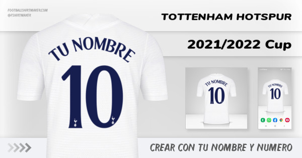 camiseta Tottenham Hotspur 2021/2022 Cup