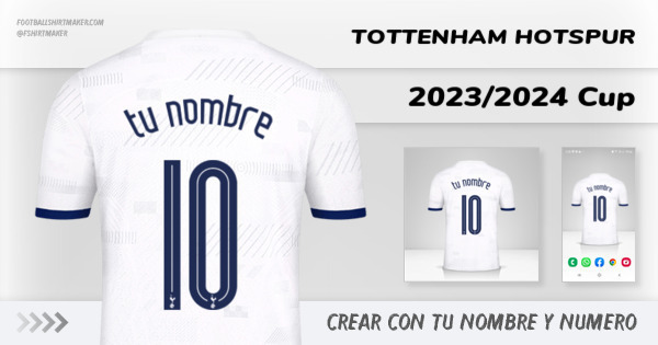camiseta Tottenham Hotspur 2023/2024 Cup