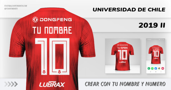 camiseta Universidad de Chile 2019 II