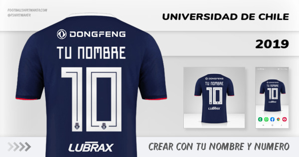 camiseta Universidad de Chile 2019