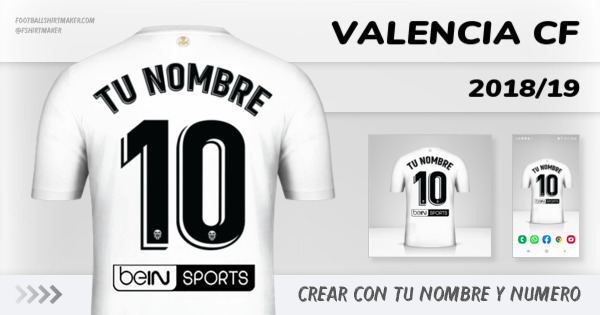 camiseta Valencia CF 2018/19