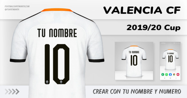 camiseta Valencia CF 2019/20 Cup