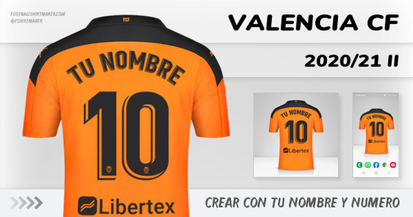 camiseta Valencia CF 2020/21 II