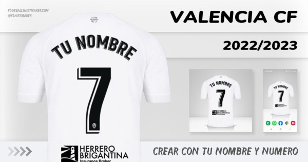 camiseta Valencia CF 2022/2023