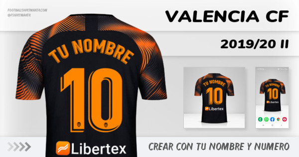 jersey Valencia CF 2019/20 II