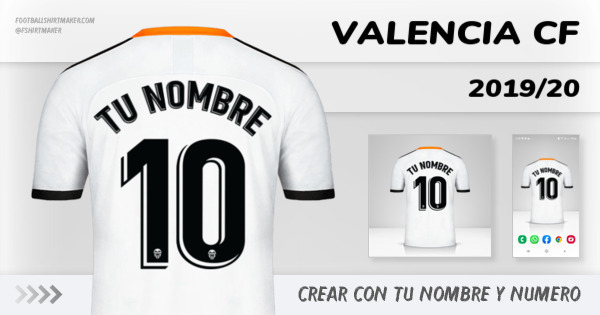 jersey Valencia CF 2019/20