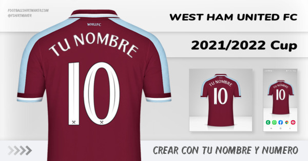 camiseta West Ham United FC 2021/2022 Cup