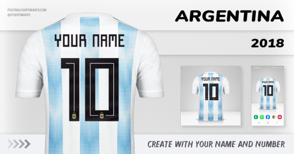 shirt Argentina 2018