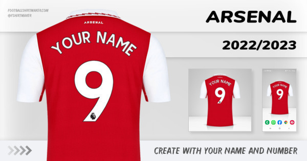 jersey Arsenal 2022/2023