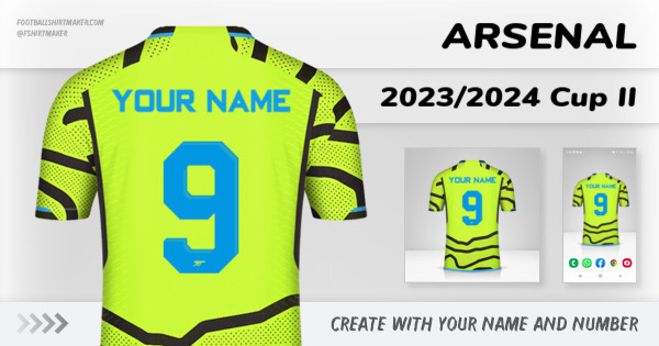 jersey Arsenal 2023/2024 Cup II