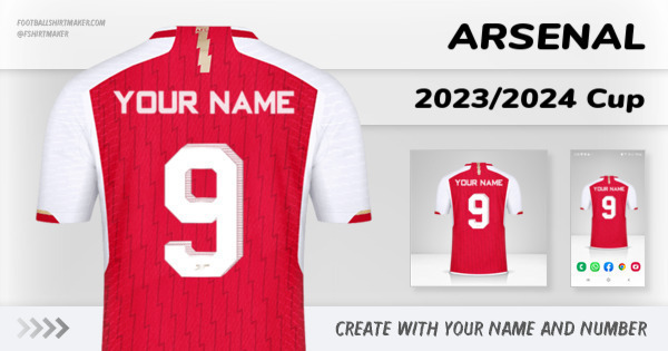 shirt Arsenal 2023/2024 Cup