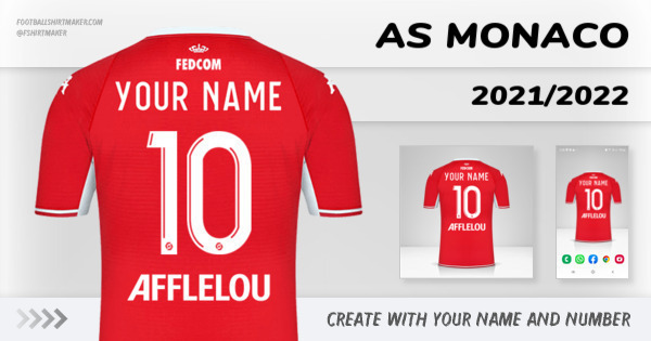 shirt As Monaco 2021/2022
