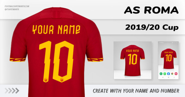 shirt AS Roma 2019/20 Cup