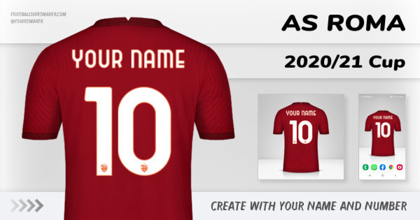 shirt AS Roma 2020/21 Cup