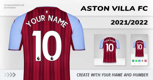 jersey Aston Villa FC 2021/2022