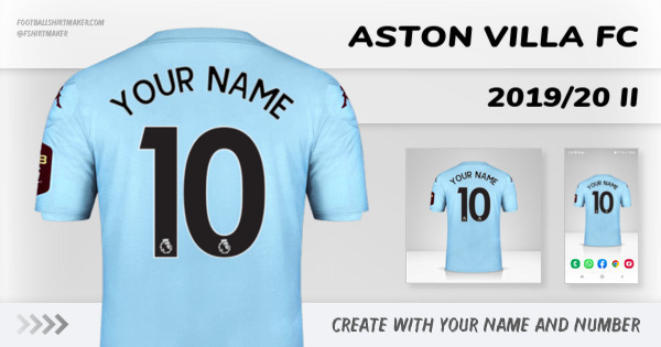 shirt Aston Villa FC 2019/20 II